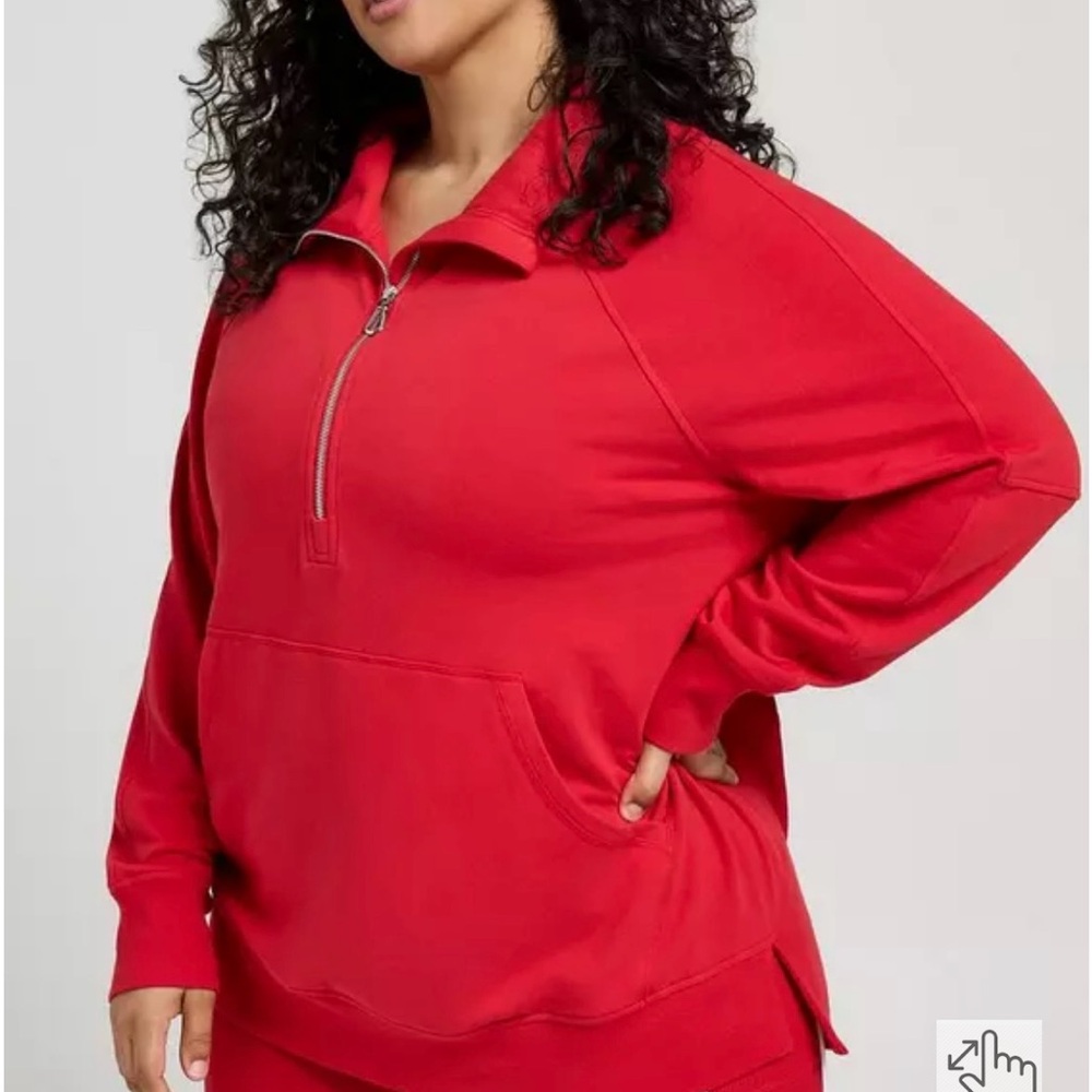 Torrid size 1 half zip sweater fleece